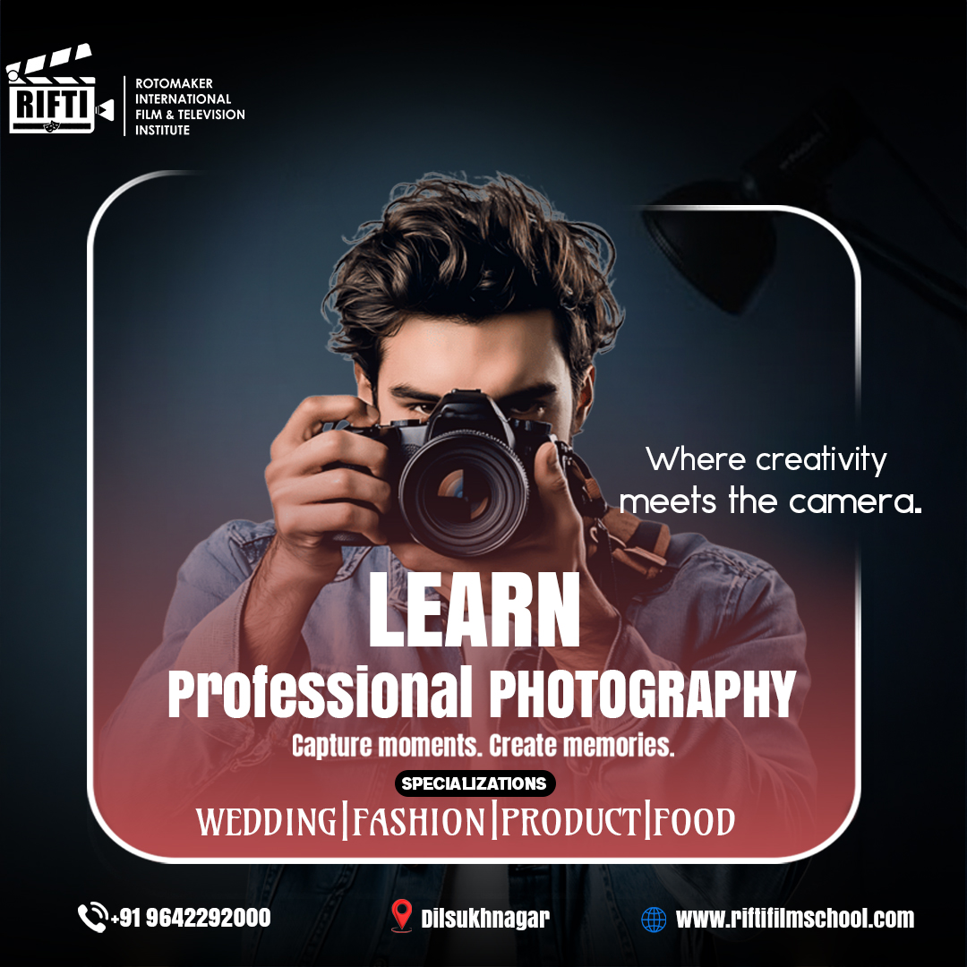 Rifti Film School Facebook ad: Learn Photography from Industry Experts