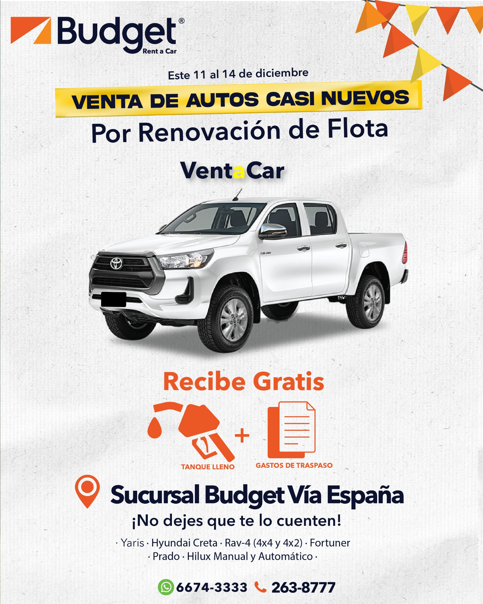 Budget Panama Facebook ad from Dec 11, 2025