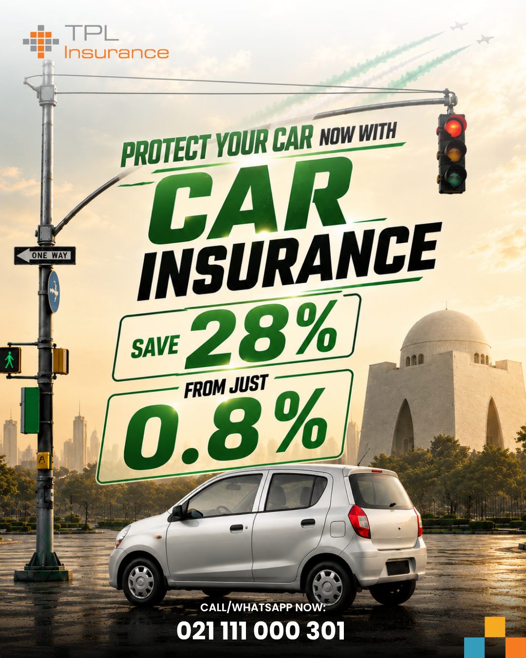 TPL Insurance Facebook ad