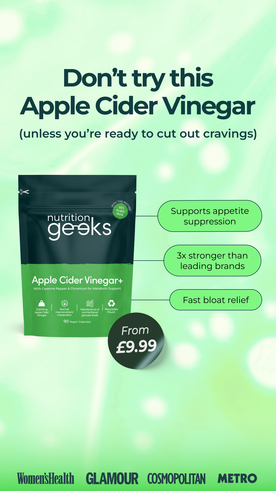 Nutrition Geeks Facebook ad