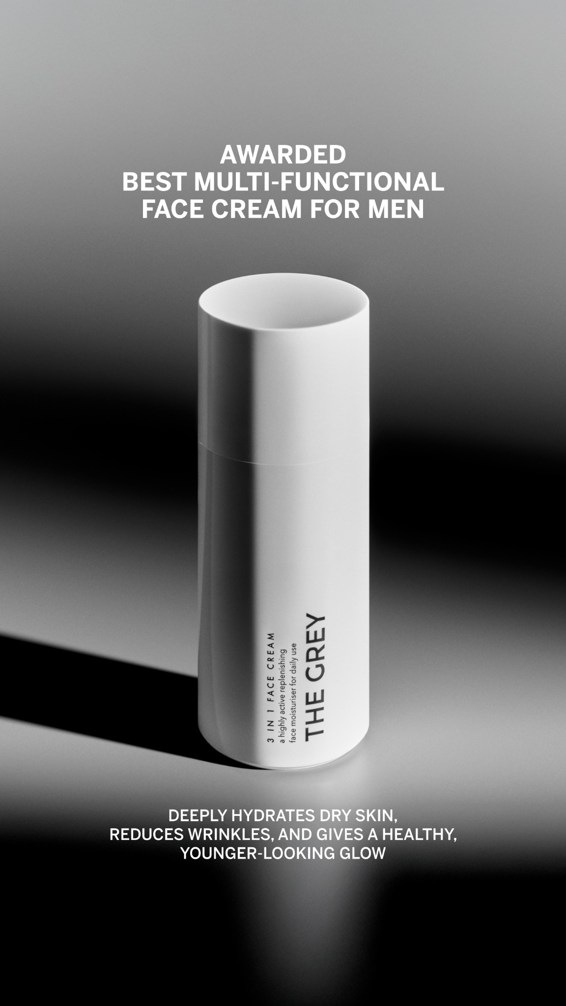 The Grey Men’s Skincare Facebook ad