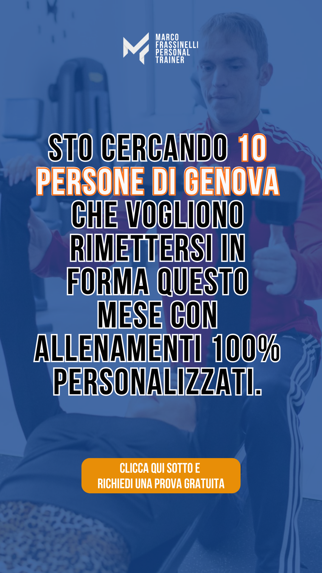 Marco Frassinelli: Personal Trainer & Online Coach Facebook ad