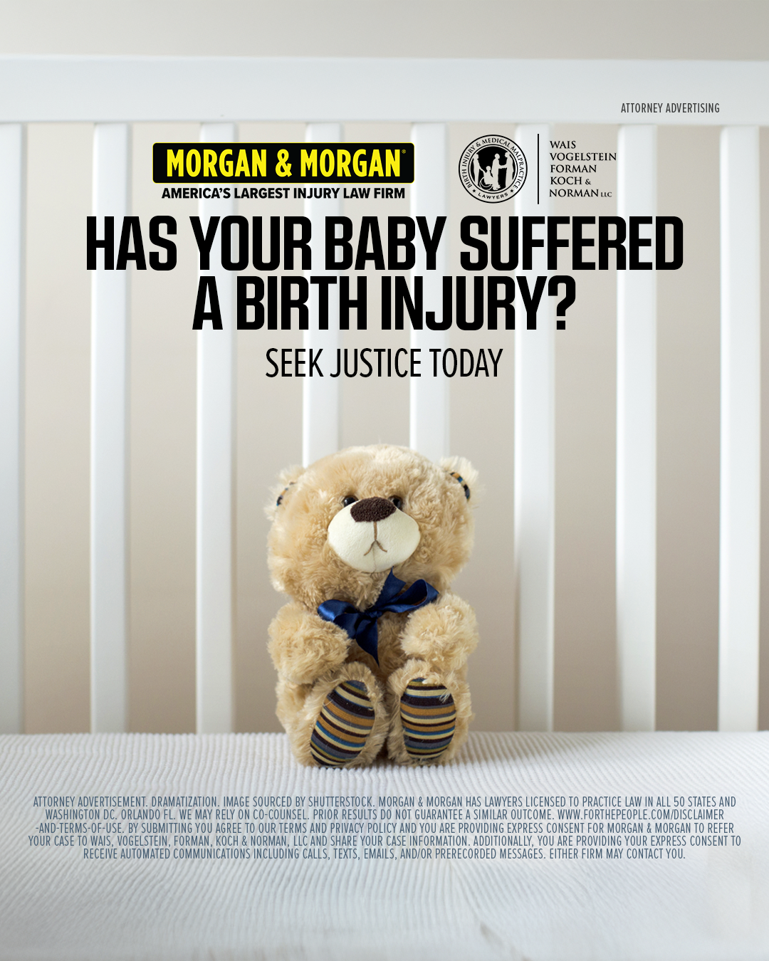 Morgan & Morgan Facebook ad