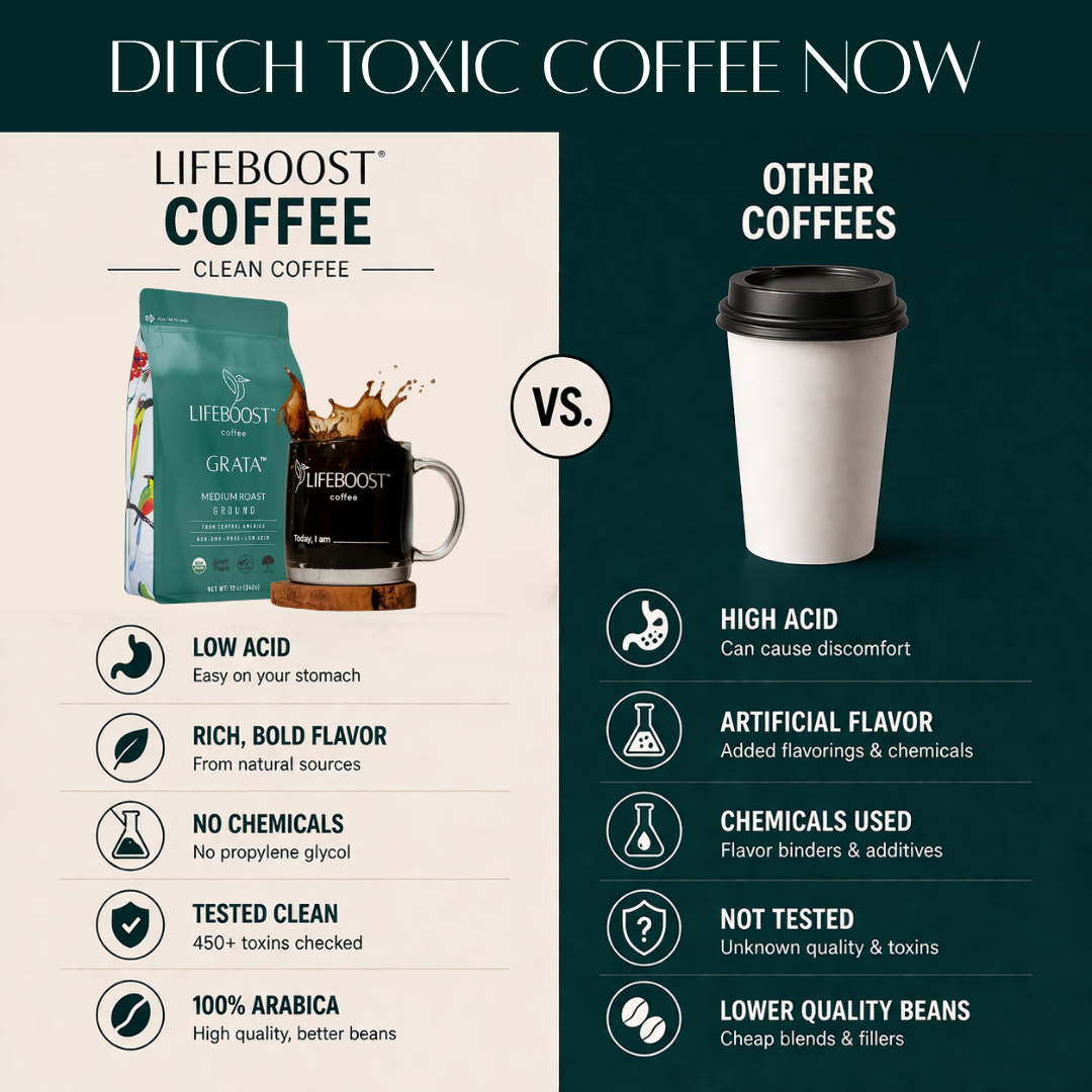 Lifeboost Coffee Facebook ad