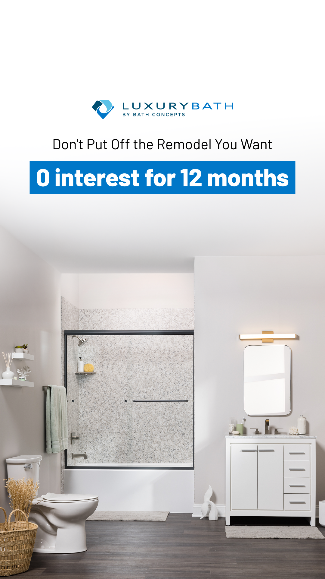 Luxury Bath Facebook ad from Aug 20, 2026
