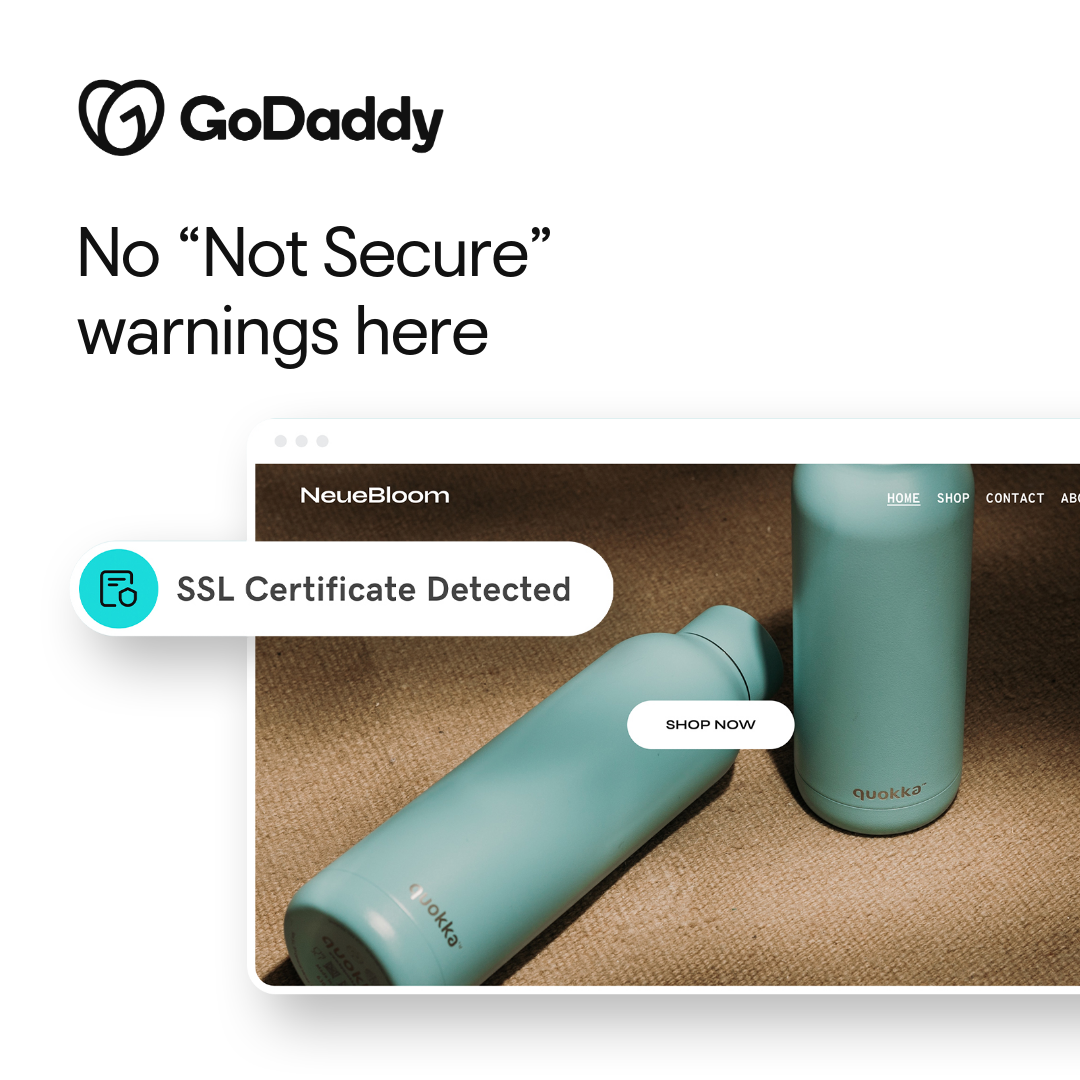 GoDaddy Facebook ad