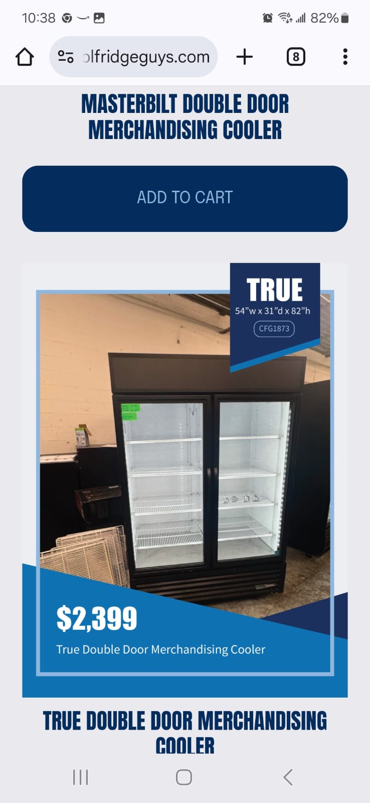 Cool Fridge Guys Facebook ad