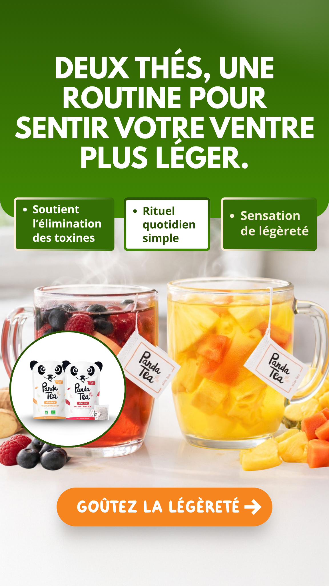 Panda Tea Facebook ad