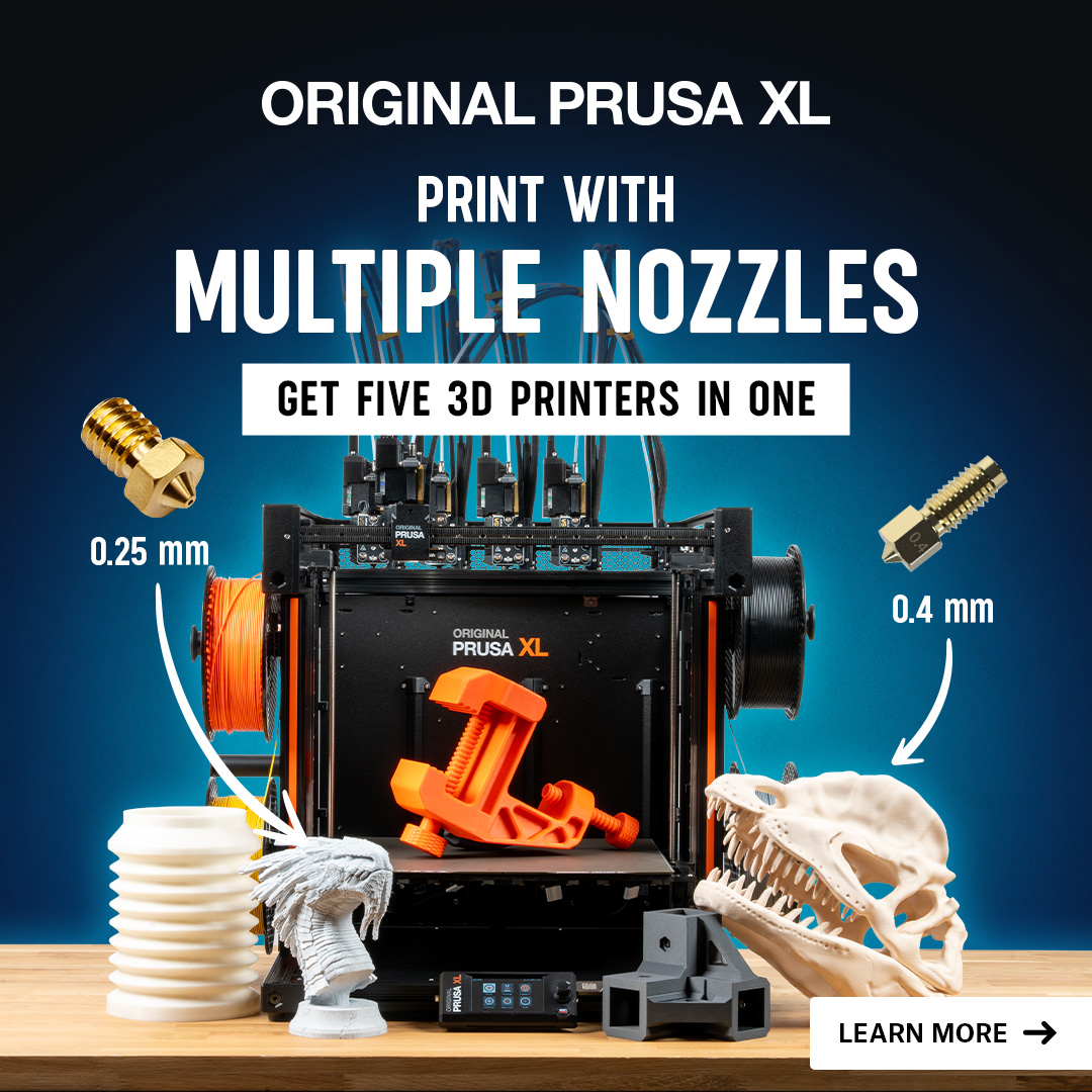 Prusa Research 3D printers Facebook ad