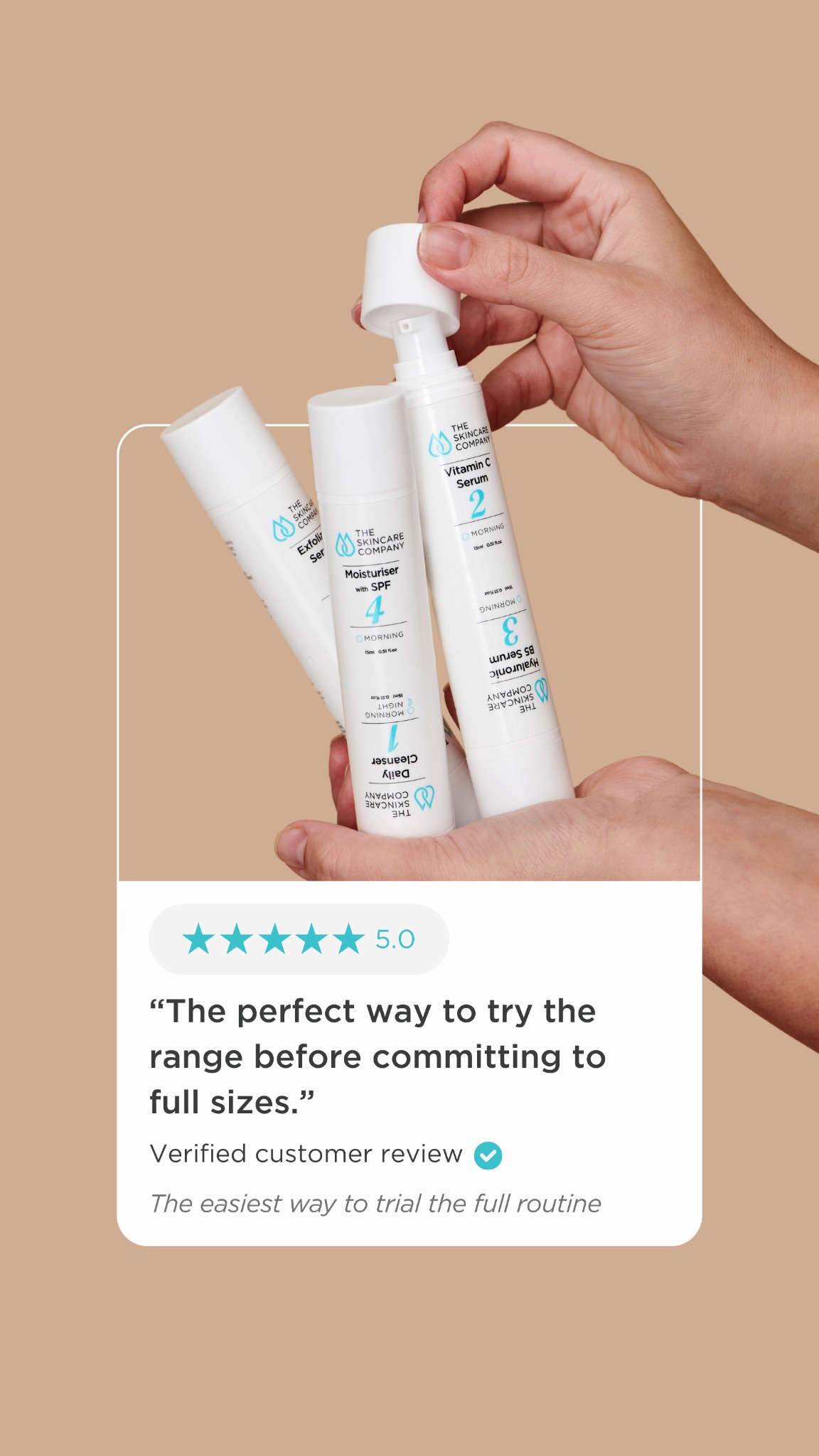 The Skincare Company Facebook ad