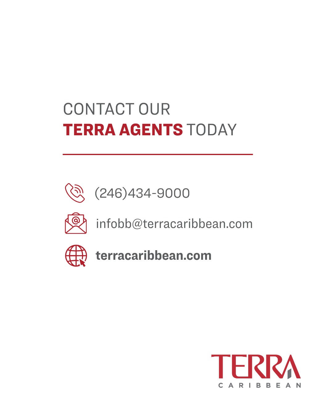 Terra Caribbean Facebook ad: Your next home might already be taking shape in Barbados.