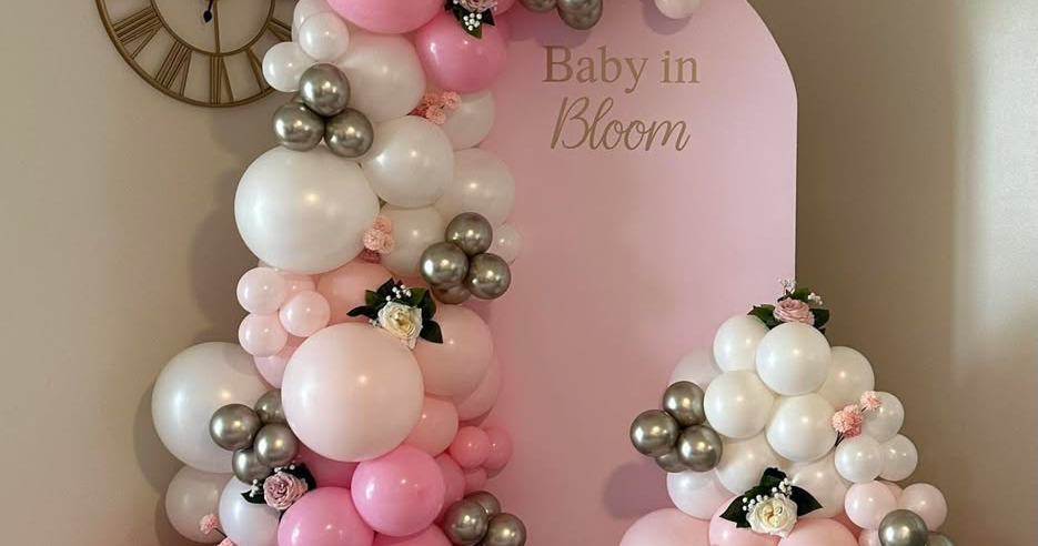 Blooming Balloons ATX Facebook ad: Baby Showers, Gender Reveals, Birthday Parties and More!