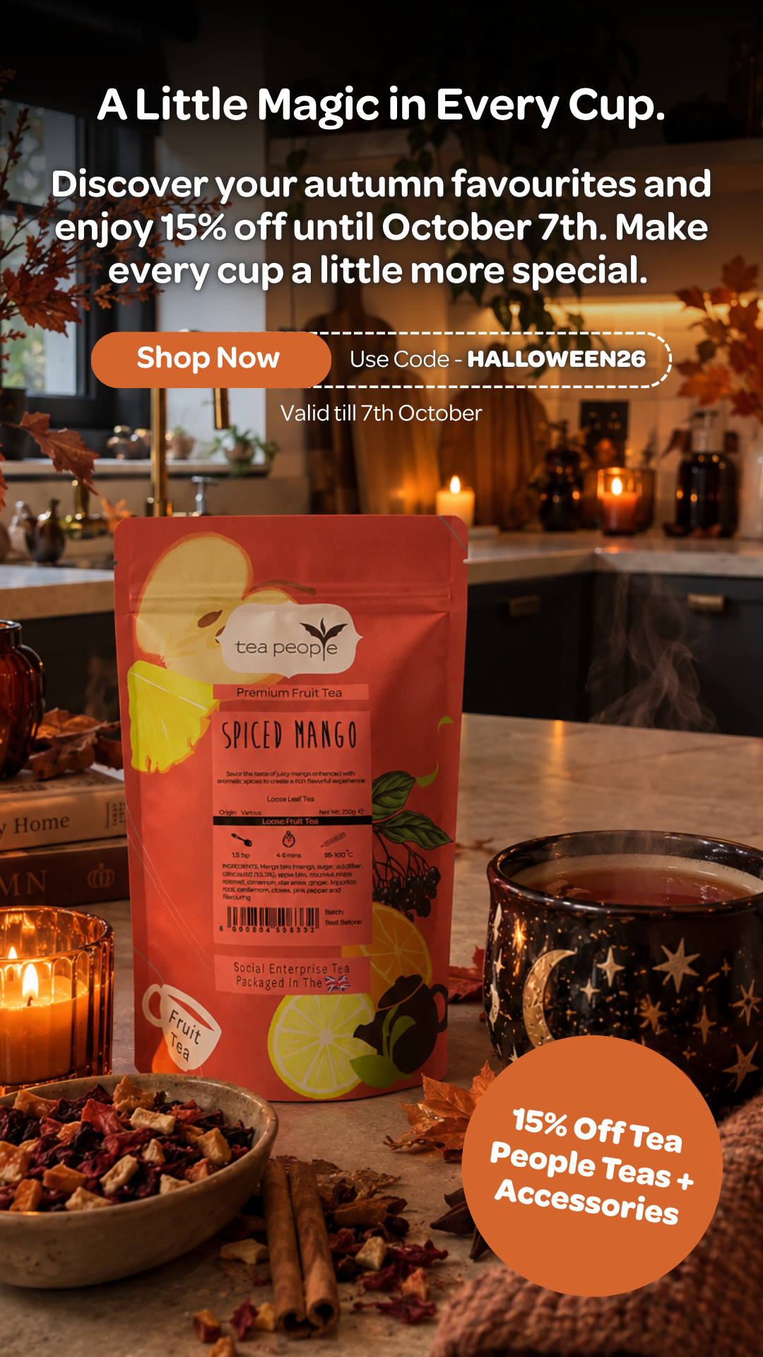 Tea People Facebook ad: Shop The Autumn Sale!