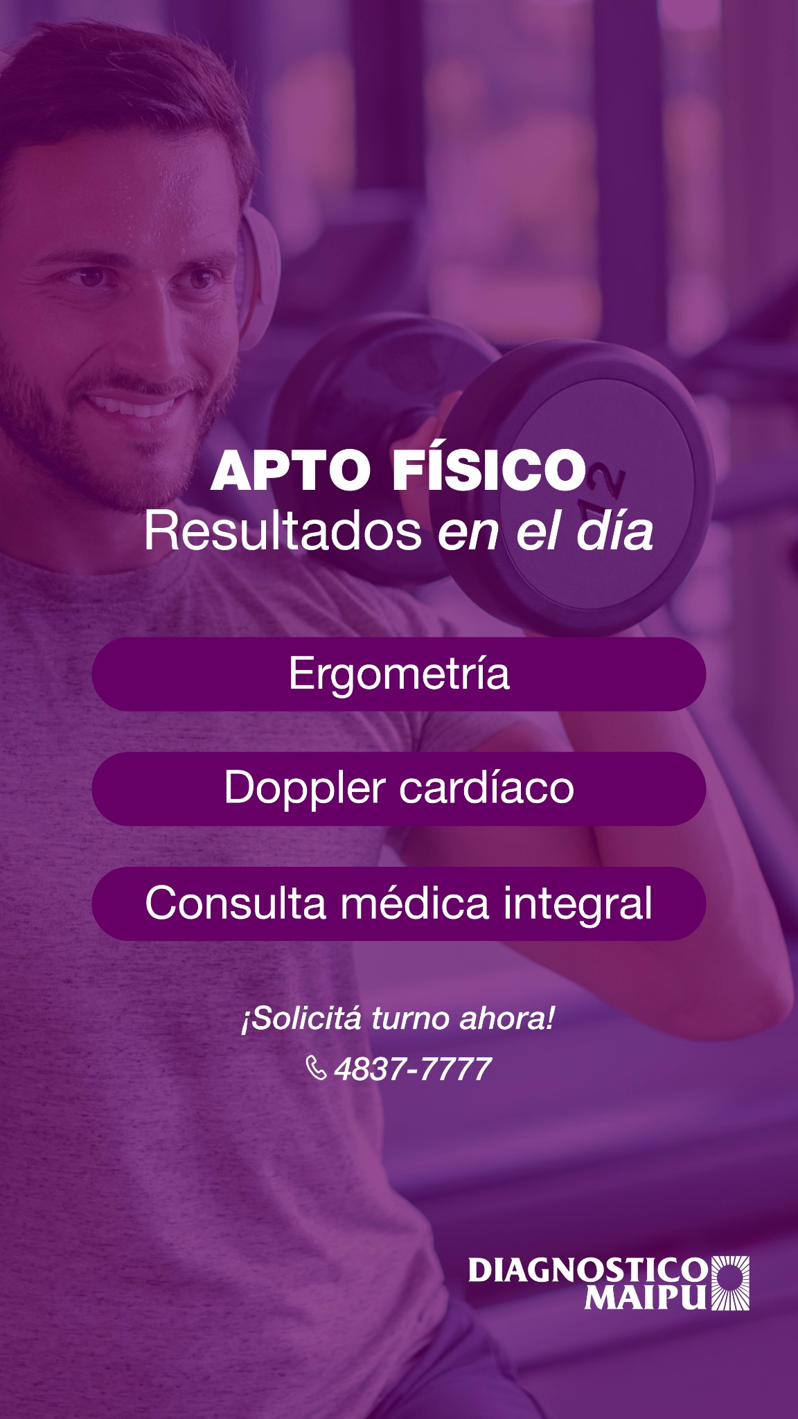 Diagnóstico Maipú Facebook ad from Mar 2, 2026