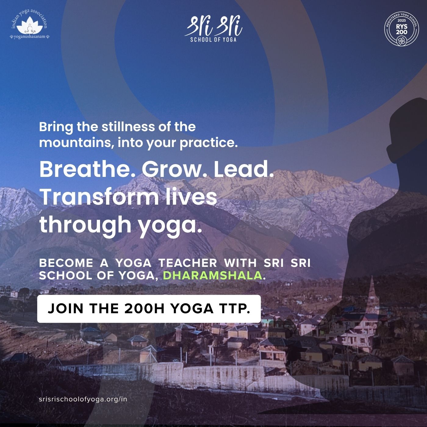 Sri Sri School of Yoga - Yoga Teacher Training Facebook ad