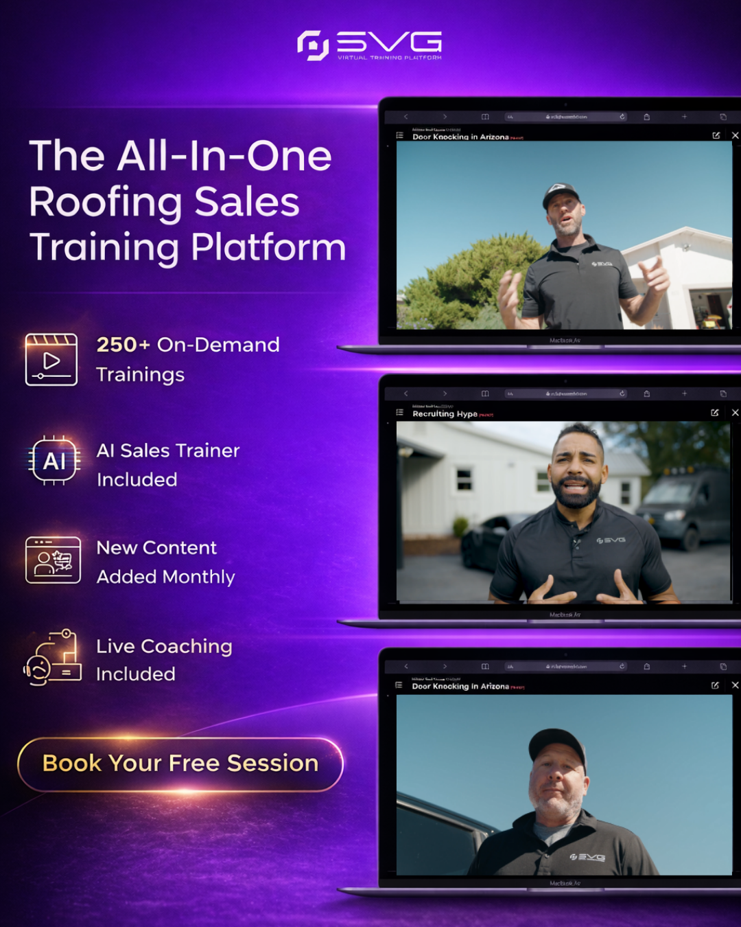 Storm Ventures Group Facebook ad: SVG U Trains Your Roofing Team