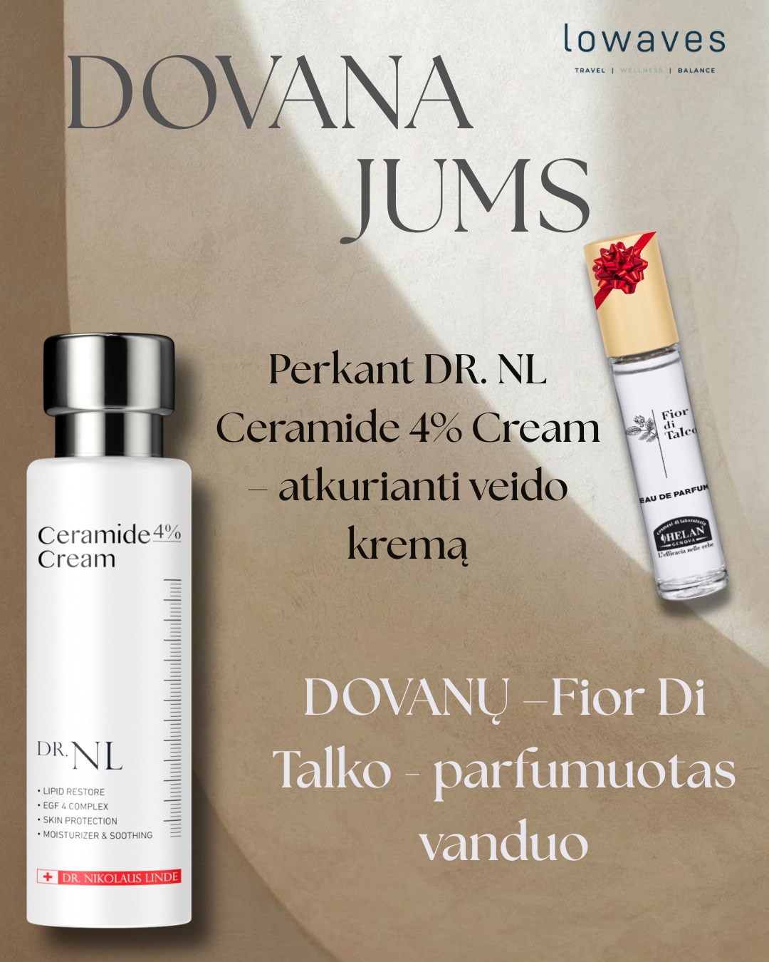 Lowaves Facebook ad: Ceramide 4% Cream, Atkuriamasis veido kremas | DR. NL |…