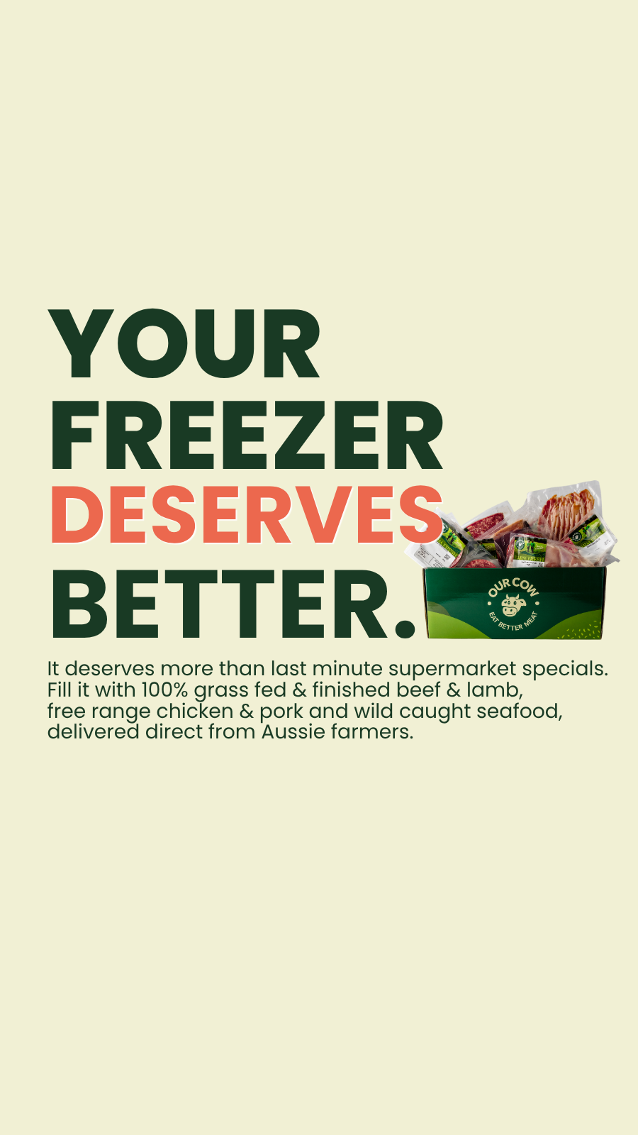 Our Cow Facebook ad