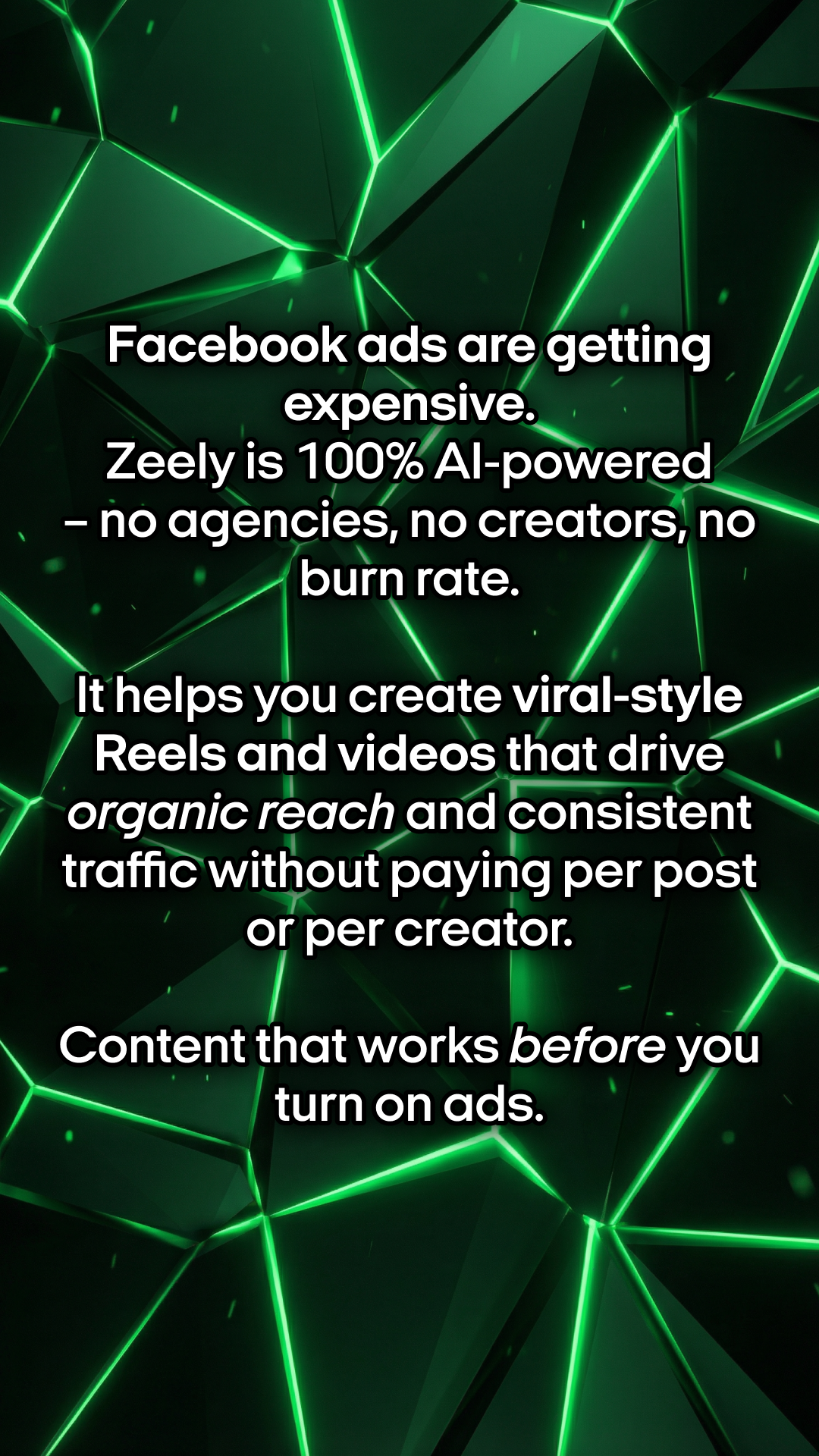 Zeely Facebook ad