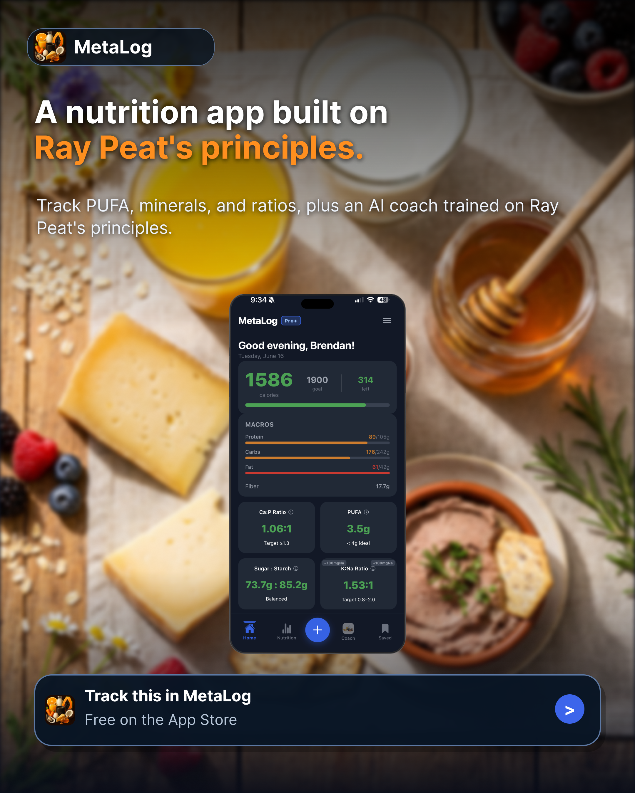 MetaLog: Pro Metabolic Tracker Facebook ad