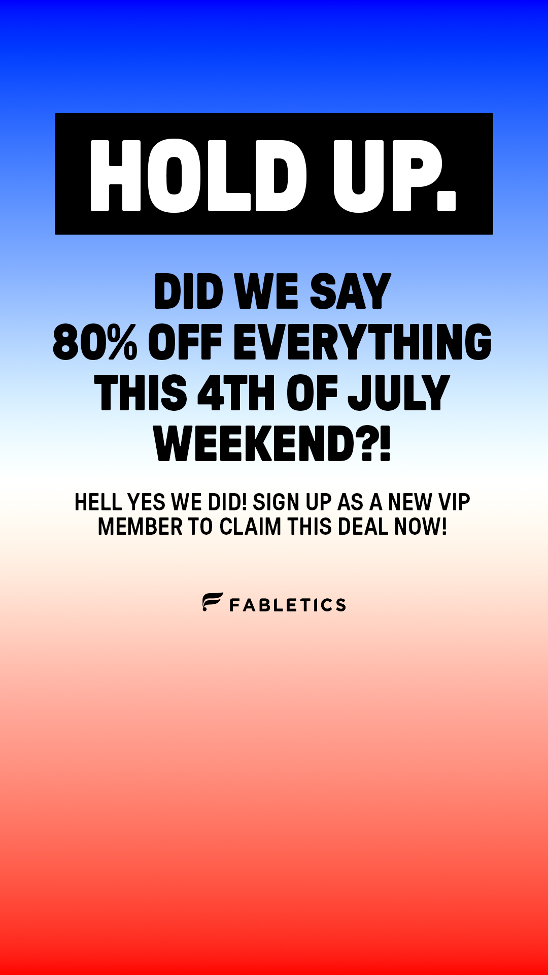 Fabletics Men Facebook ad