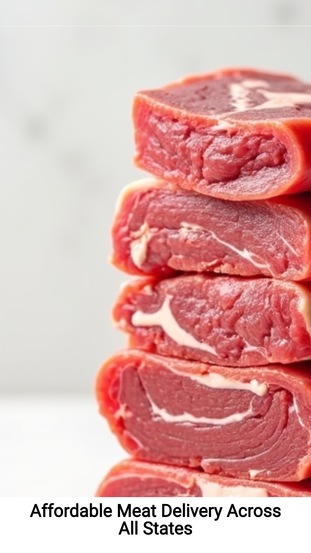 SmartSearches Express Facebook ad: Affordable Meat Delivery Across All States.