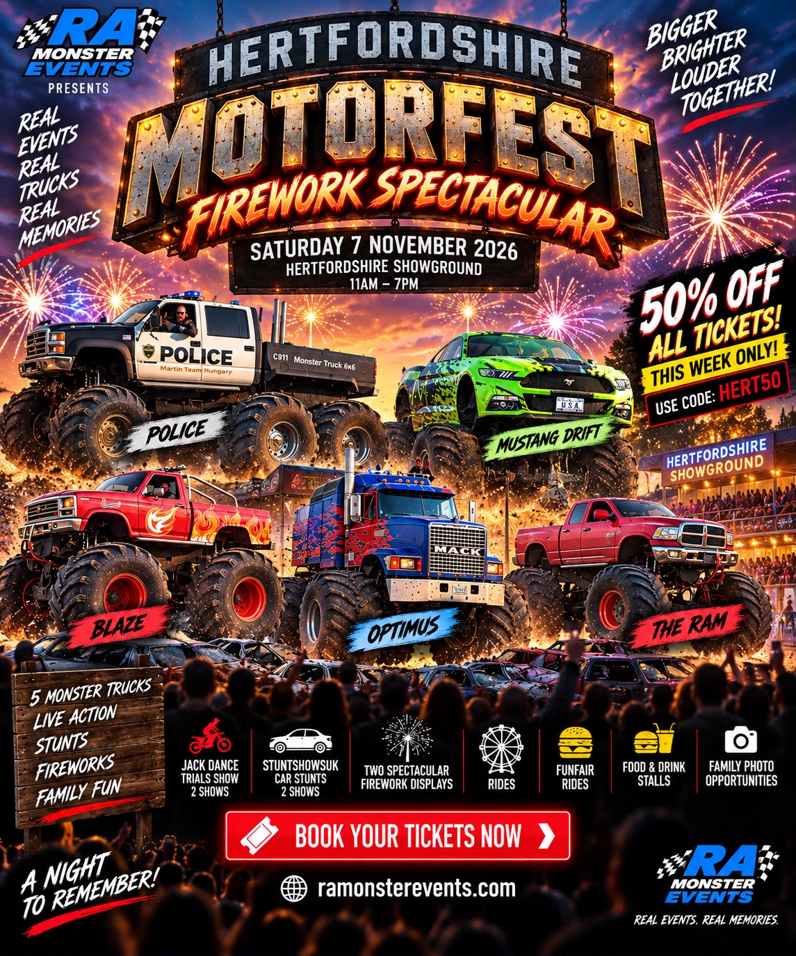 RA Monster Events  Facebook ad