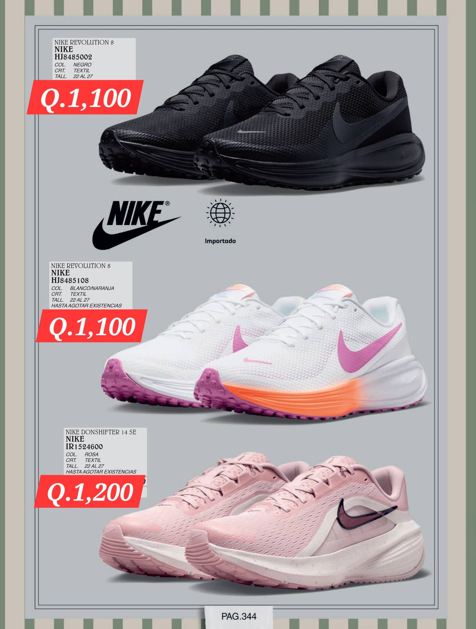 Impo CLZ Facebook ad: Tenis Para Dama