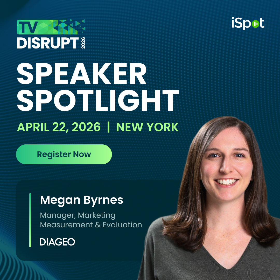 iSpot.tv Facebook ad: Secure Your Seat at TV Disrupt 2026