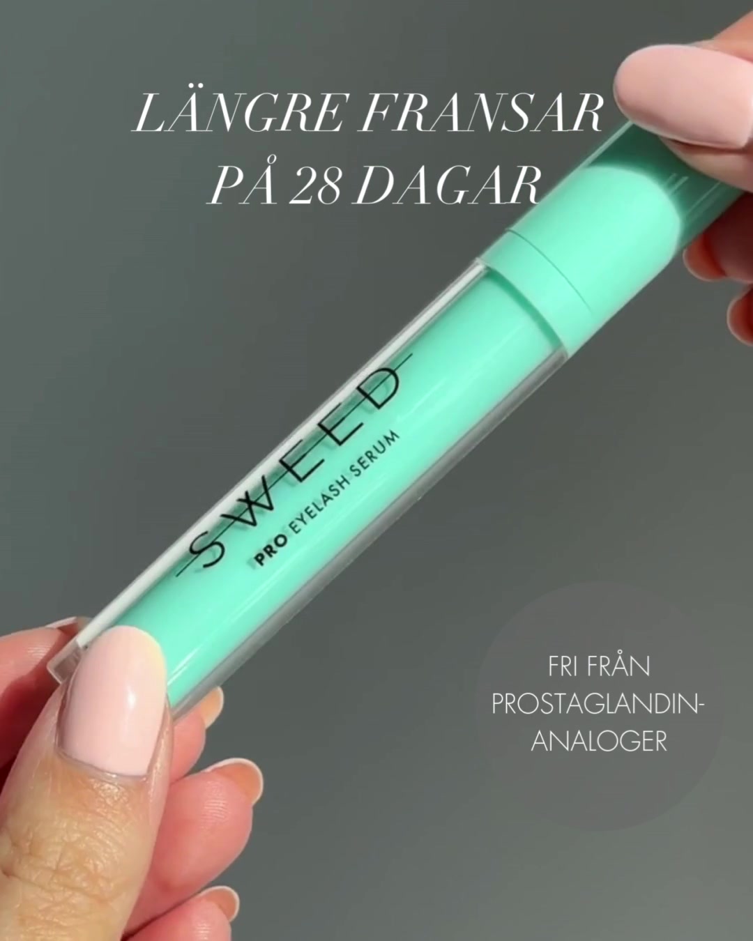 Sweed Facebook ad: Eyelash Growth Serum