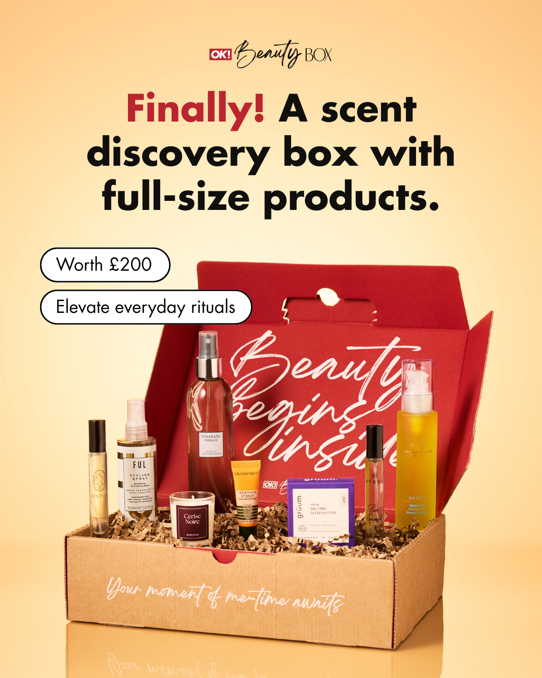 OK Beauty Box Facebook ad