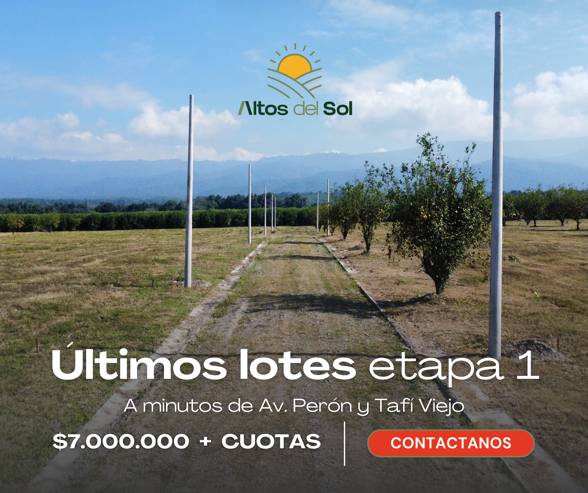 Loma Alta Desarrollos Facebook ad: Tu lote a minutos de YB y Tafí Viejo