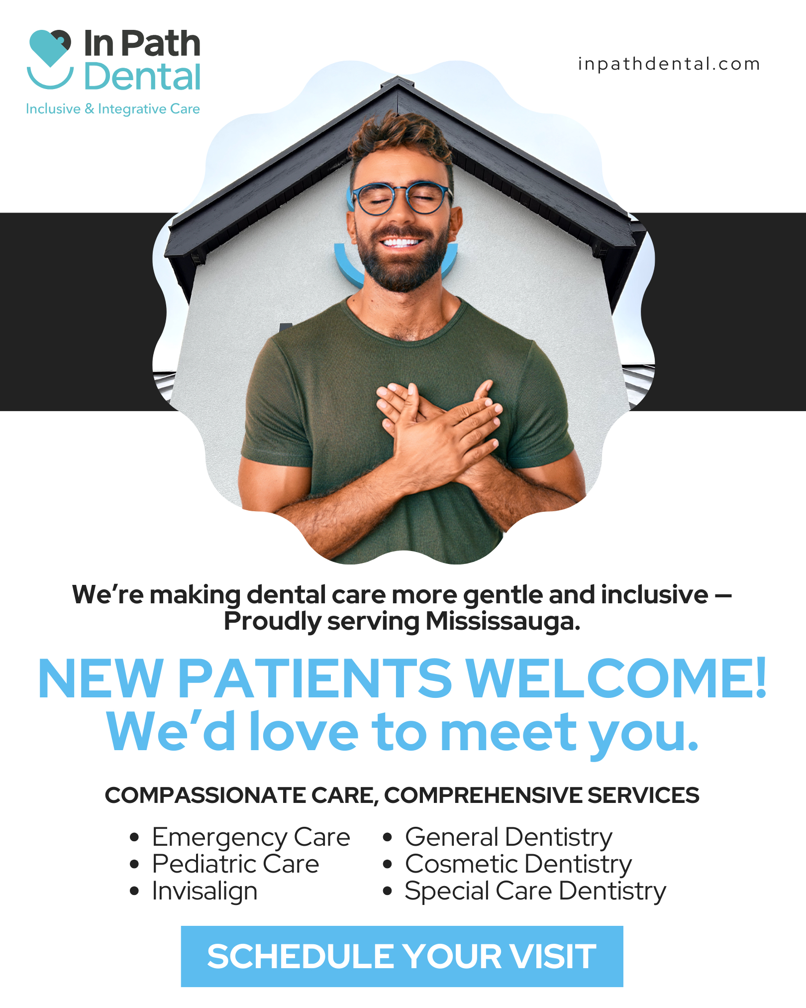 In Path Dental Facebook ad: Every person. Every smile.