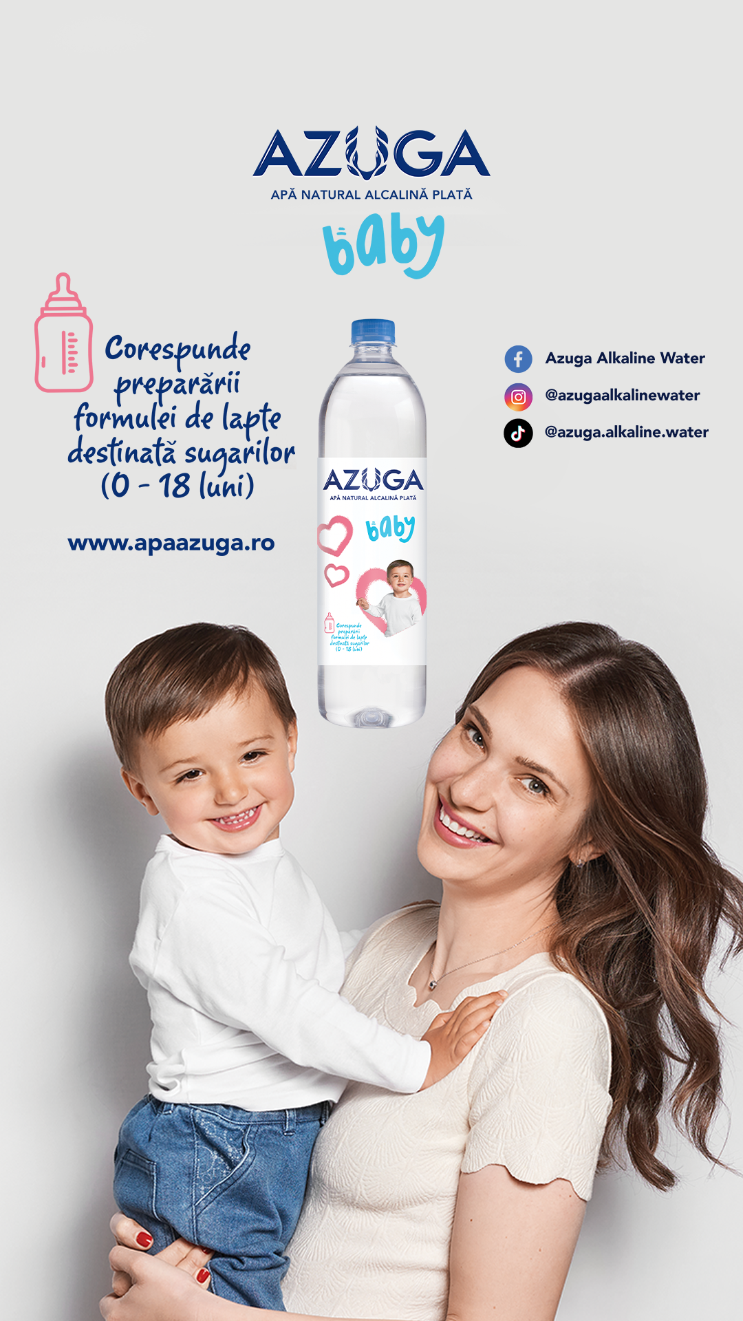 Azuga Alkaline Water Facebook ad