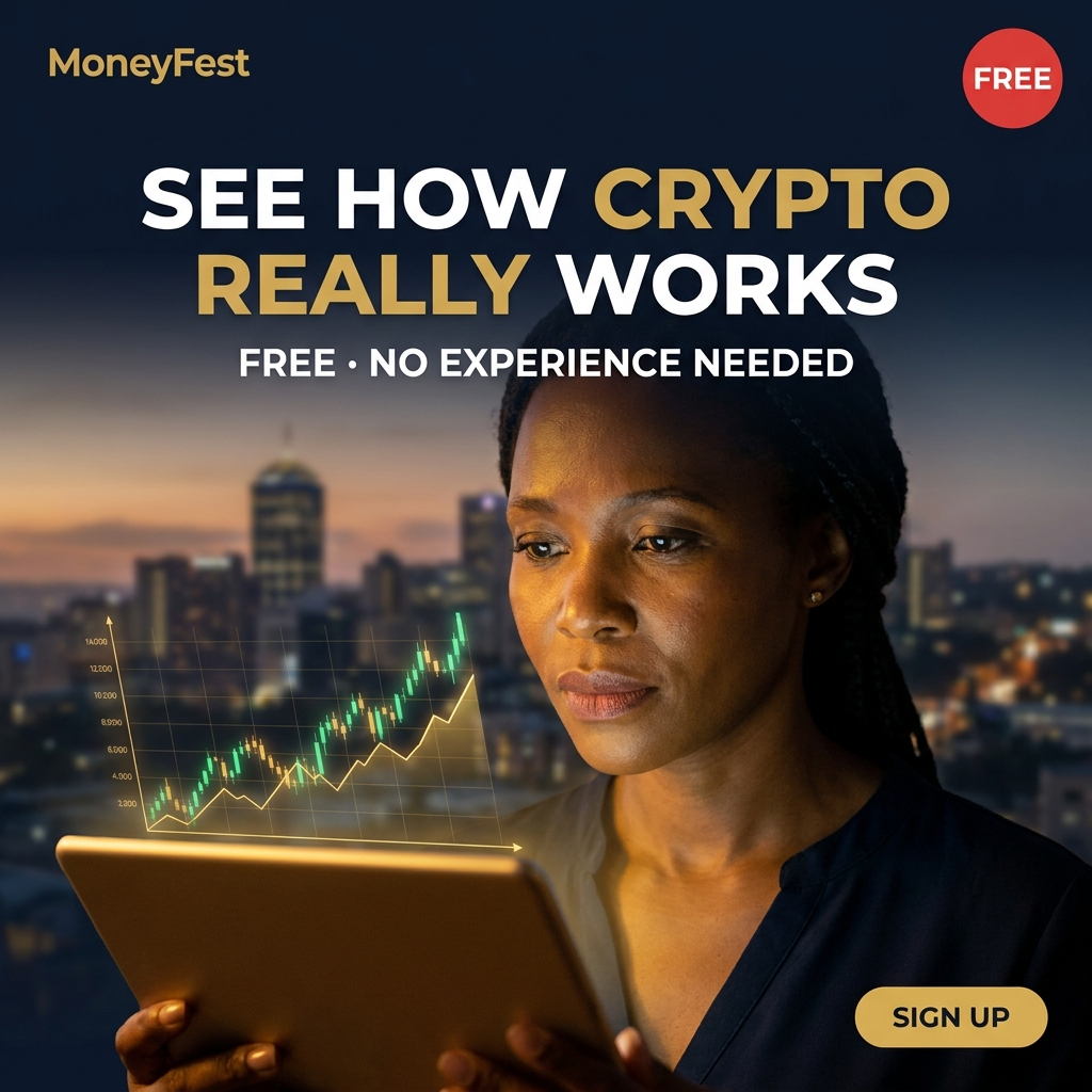 Moneyfest School Facebook ad: To learn more, follow the link