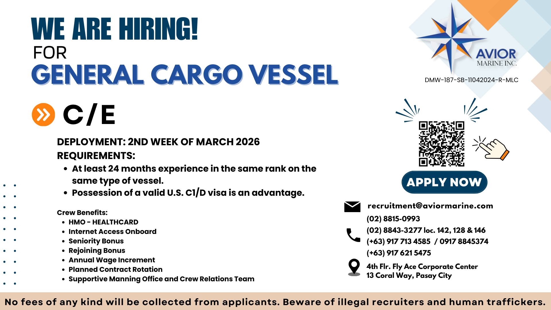Avior Marine Inc. - Recruitment Facebook ad