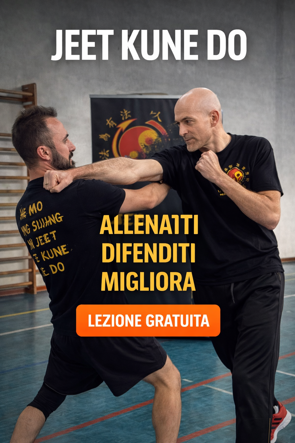 Blank Jeet Kune Do Italian Organization Facebook ad: Lezione Gratuita di Jeet Kune Do e Difesa Personale