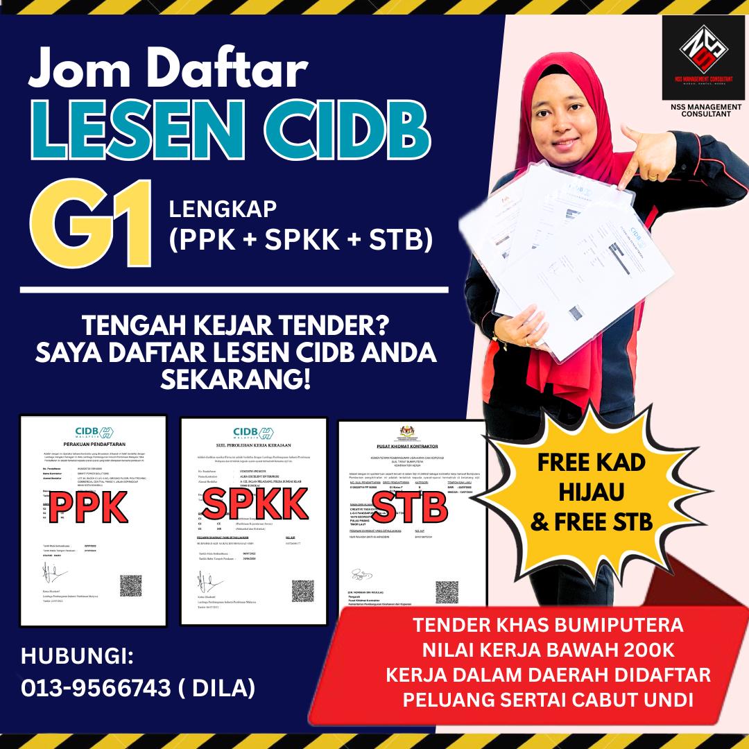 Daftar LESEN Kontraktor MUDAH Facebook ad: Daftar Lesen CIDB Pantas!
