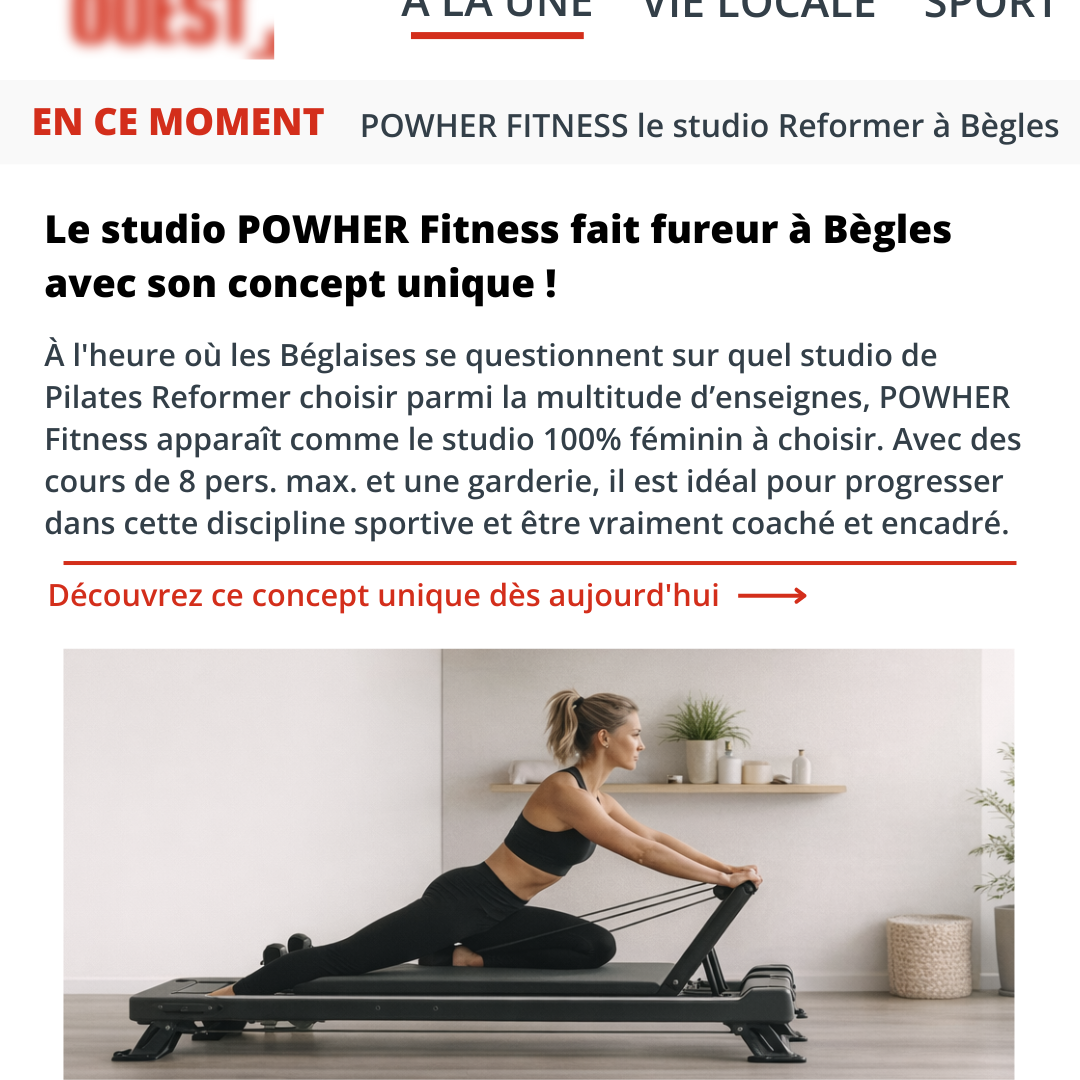 Powher Fitness Facebook ad