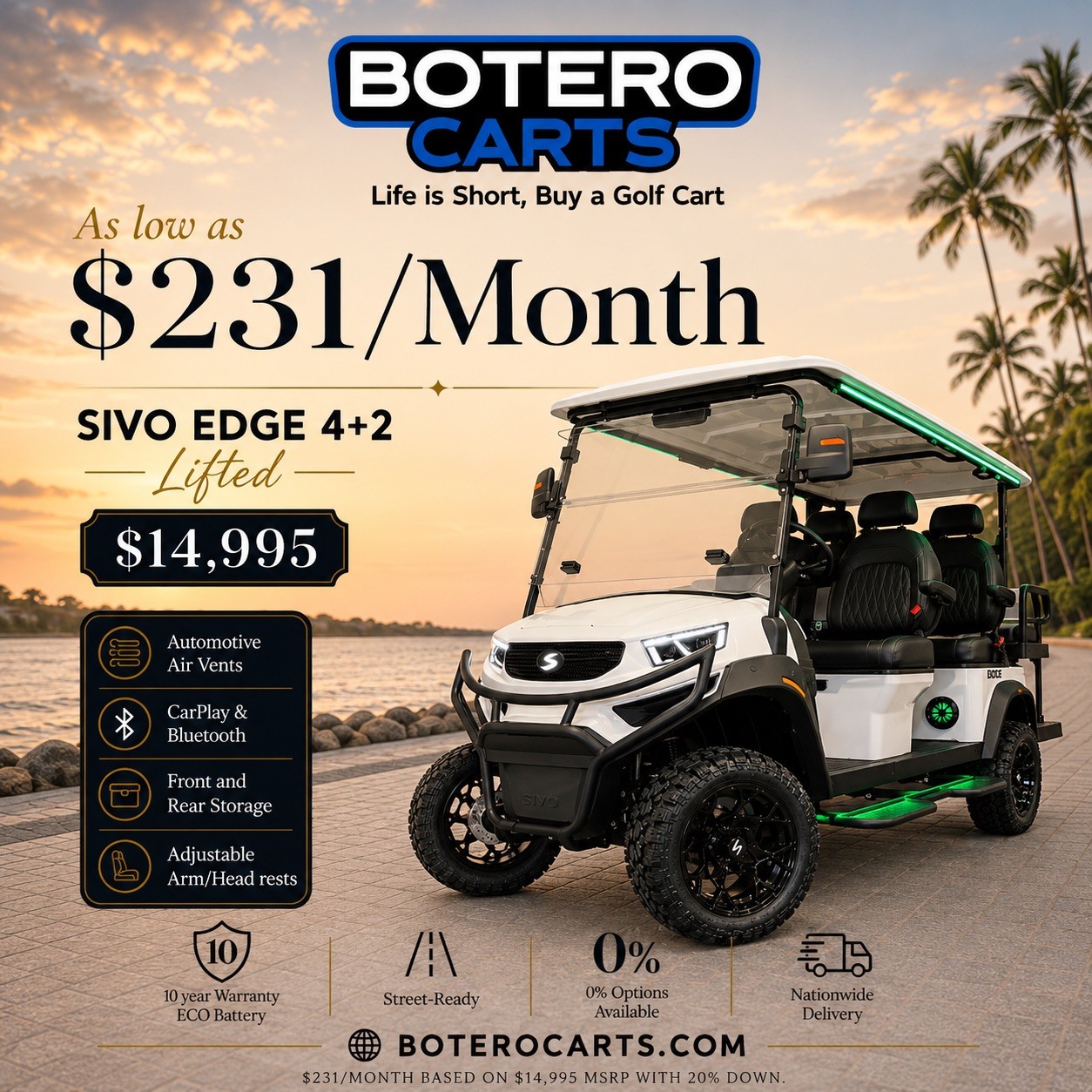 Botero Carts North Atlanta Facebook ad