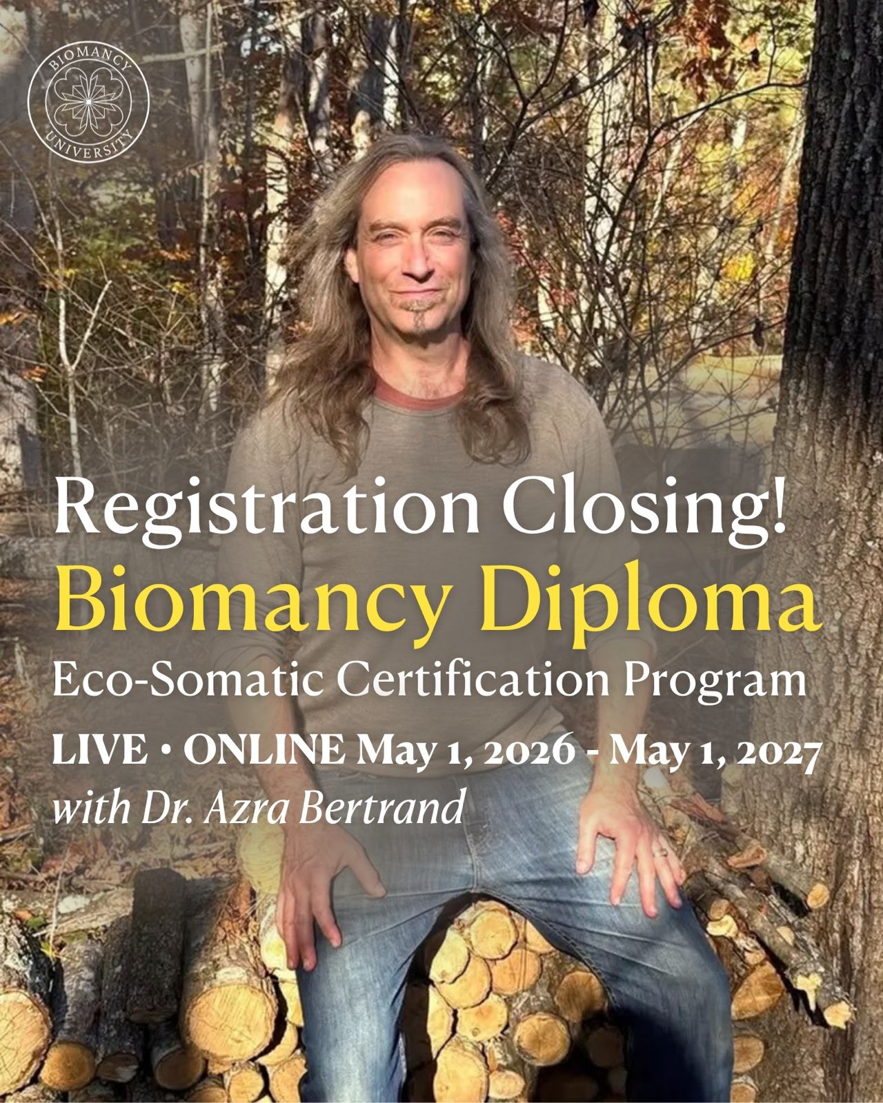 Biomancy Facebook ad: An Eco-Spiritual Apprenticeship