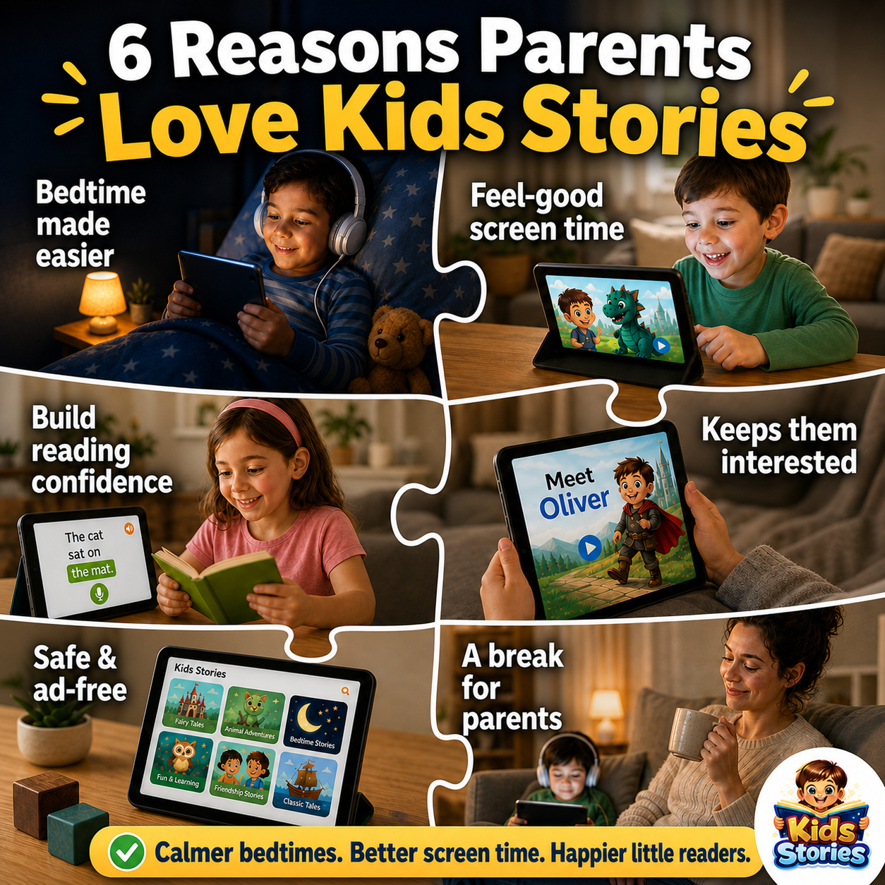 Bedtime Stories AI Facebook ad