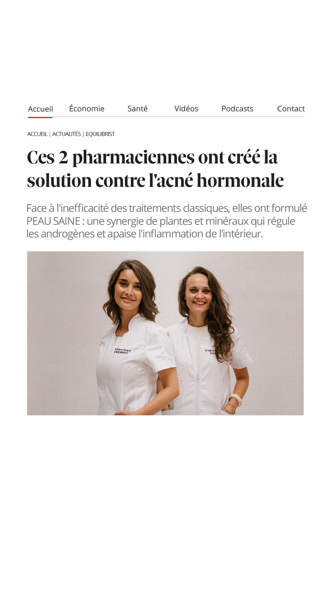 Equilibrist Facebook ad