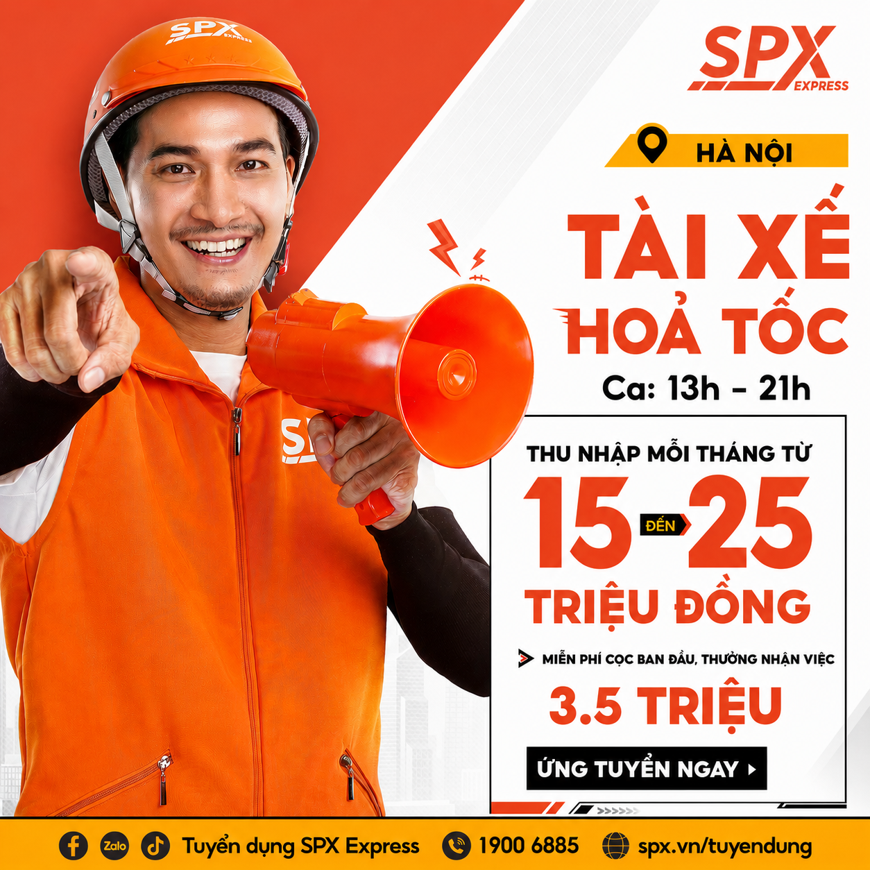 Tuyển Dụng SPX Express Facebook ad