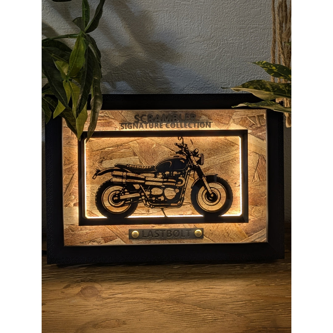 Lastbølt｜Garage Art Facebook ad: バイクに乗れない夏でも、部屋で愛車を眺めたい