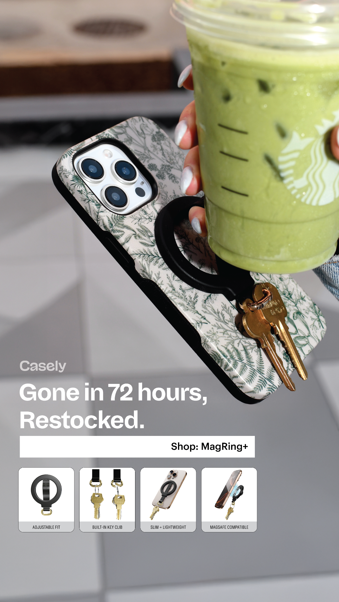 Casely Facebook ad