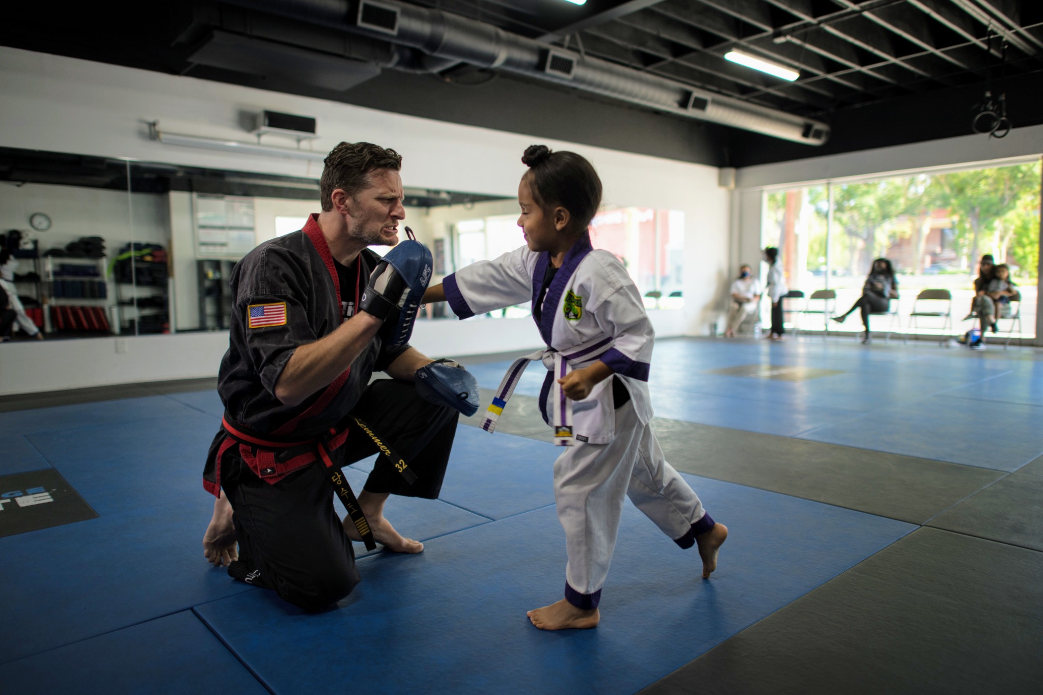 Cutting Edge Martial Arts Academy Facebook ad: FREE KIDS CLASS!