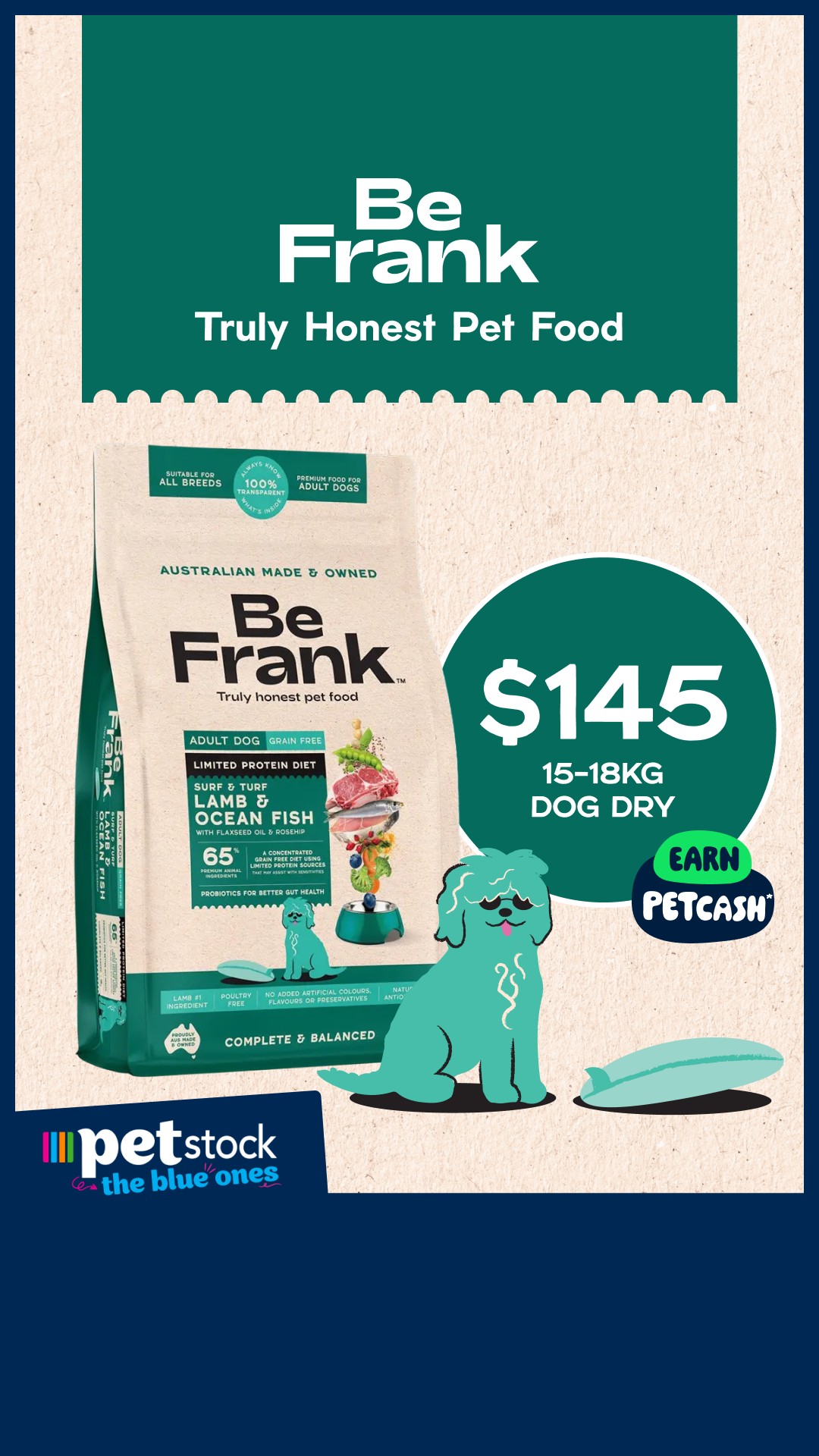 Petstock Facebook ad