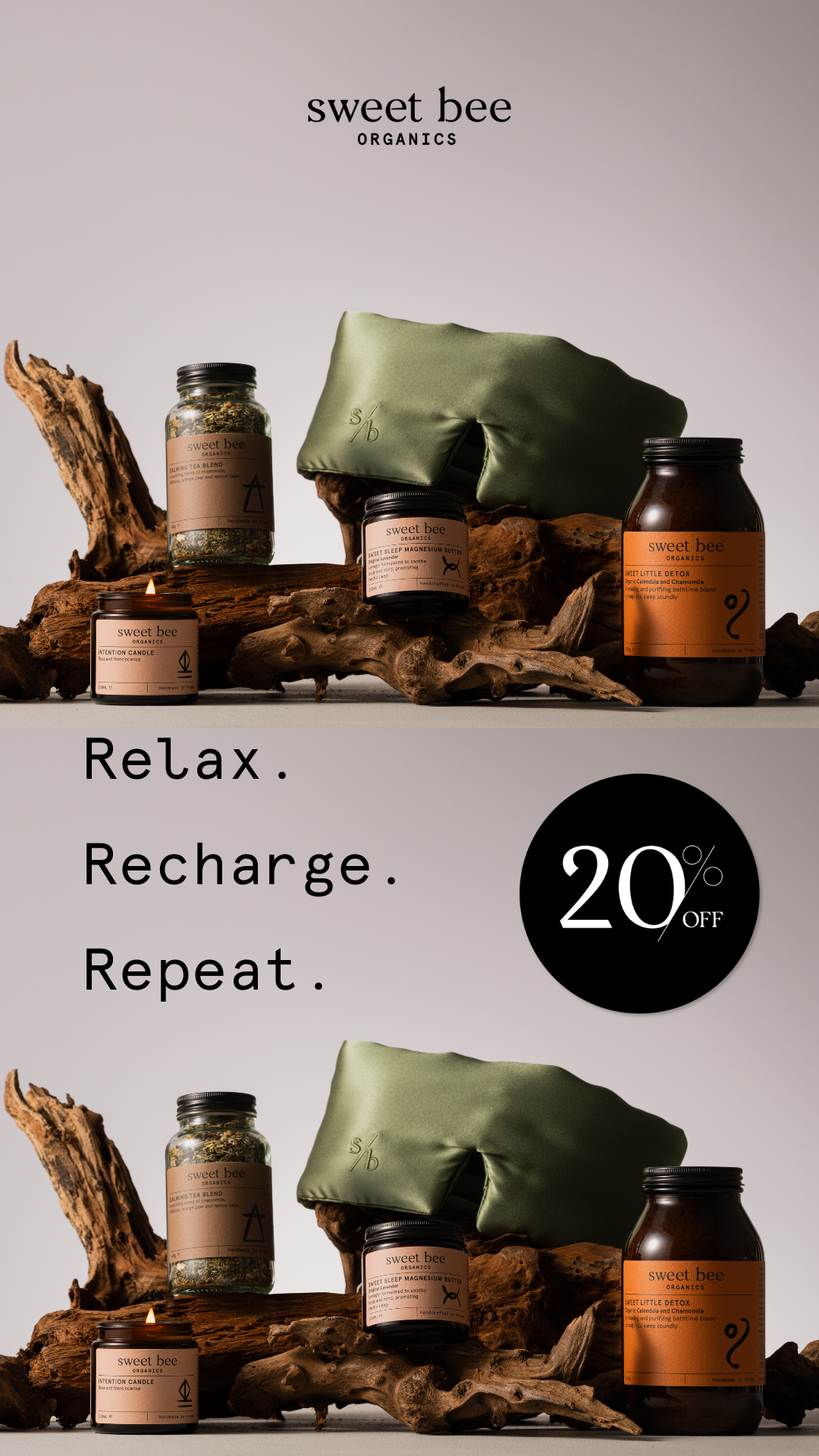 Sweet Bee Organics Facebook ad