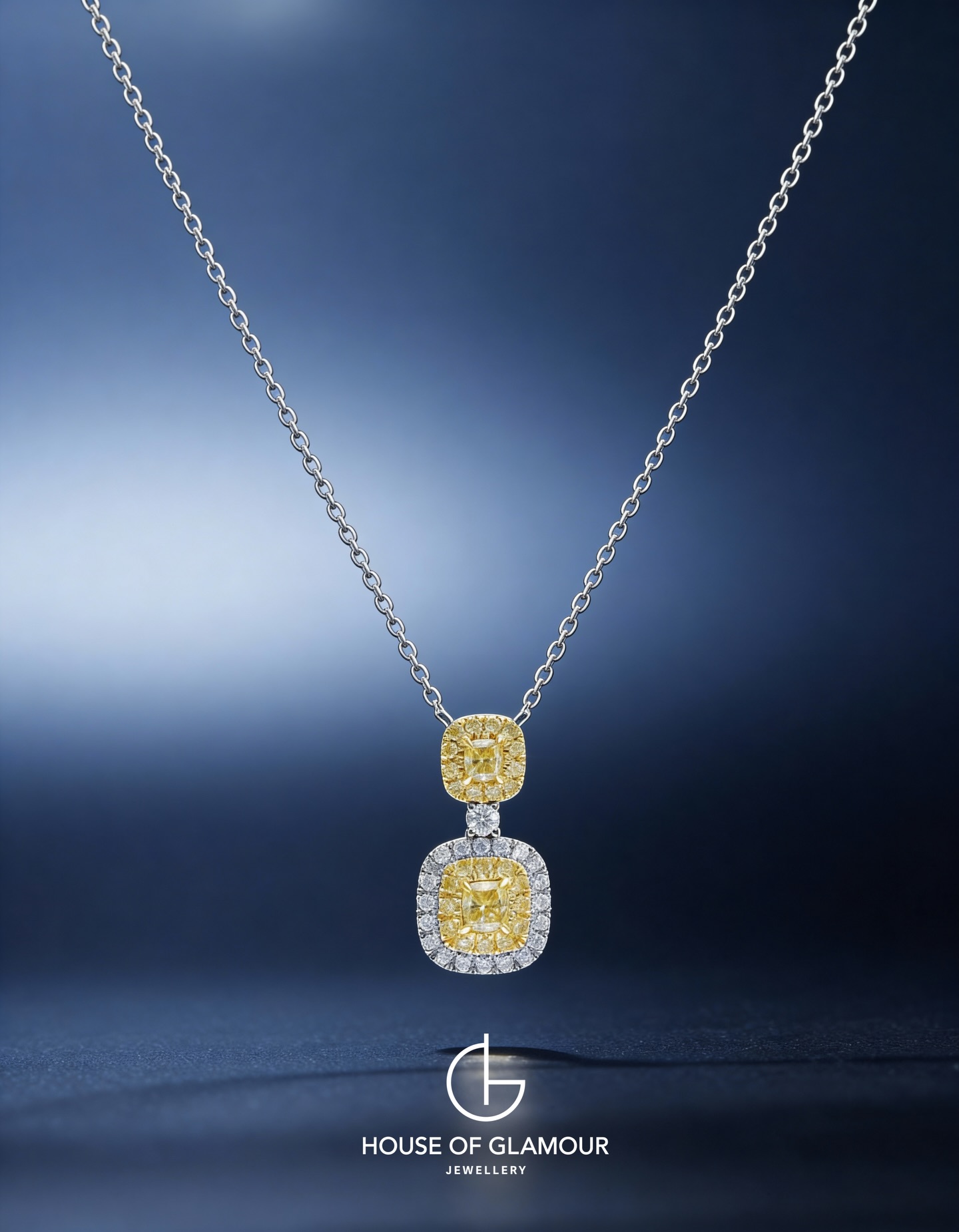 House Of Glamour Facebook ad: When exceptional diamonds tell a story of elegance.